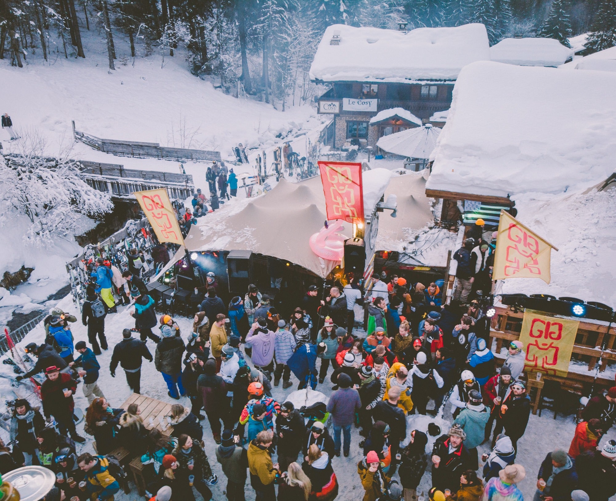 Apres raving music morzine avoriaz ski